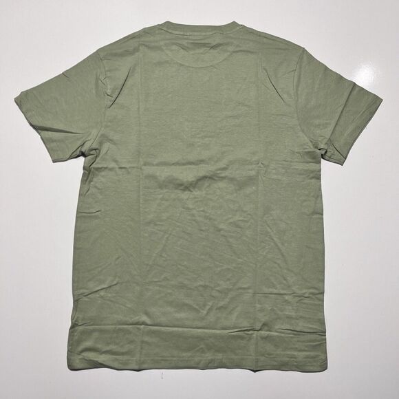 Hugo Boss Mens T-Shirt Green Floral‎ Logo Short Sleeve Size Small NWT - Picture 3 of 3